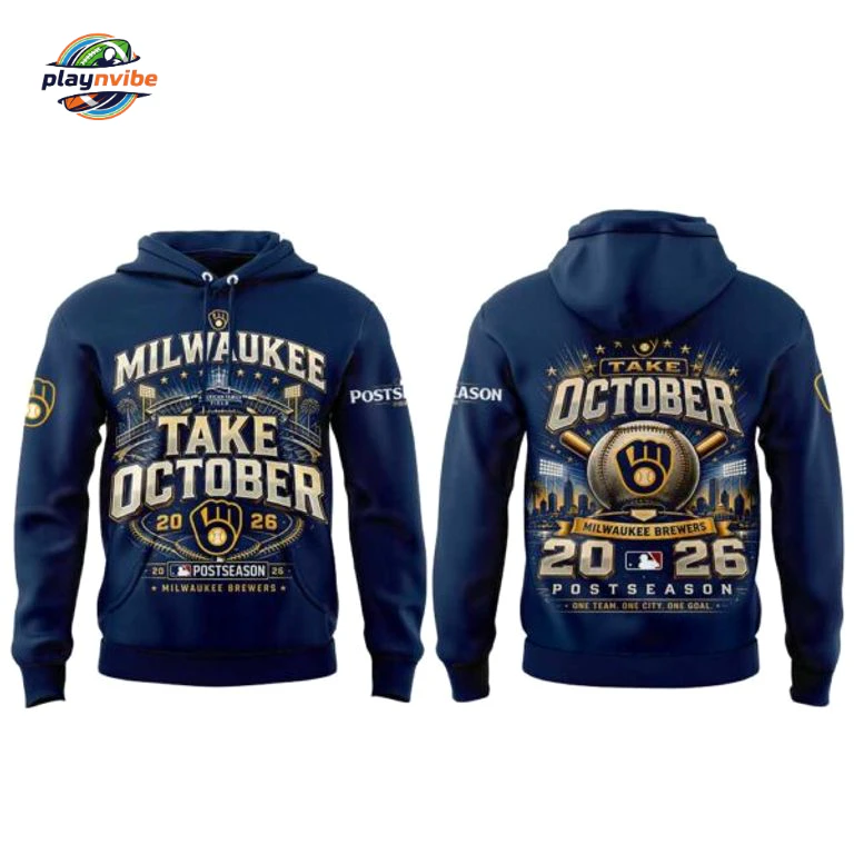 M Brewer Division Series Champions Take October Hoodie