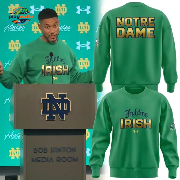 Notre Dame Football Coach Marcus Freeman 2026 Hoodie