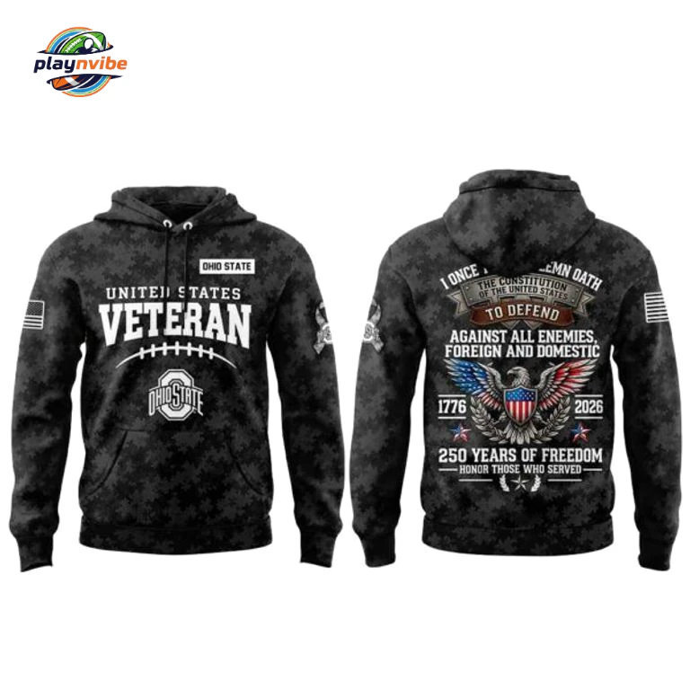 Ohio State Veterans Day 2026 Hoodie
