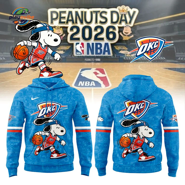 Oklahoma City Thunder x Peanuts Day 2026 Hoodie