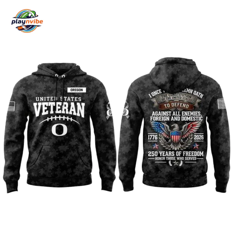 Oregon Ducks Veterans Day 2026 Hoodie