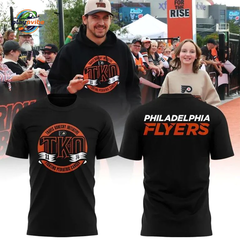 Philadelphia Flyers K-O Cancer Hoodie