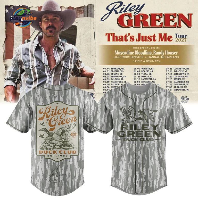 Riley Green That’s Just Me Tour Jersey