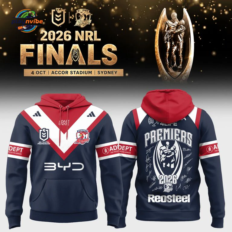 Sydney Roosters NLR Finals Premiers 2026 Hoodie