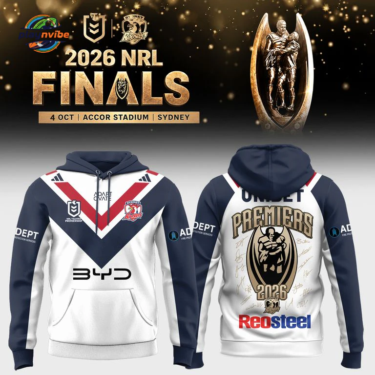 Sydney Roosters NLR Finals Premiers 2026 Hoodie V2