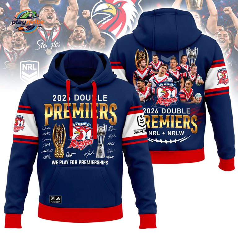 Sydney Roosters NLR PREMIERS 2026 Hoodie