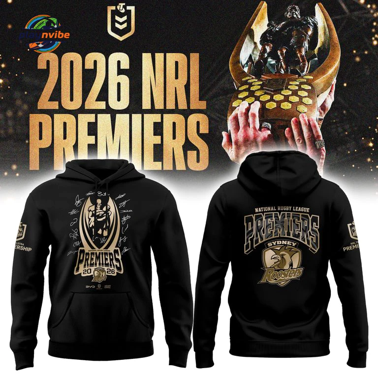 Sydney Roosters Premiers Champions 2026 Hoodie