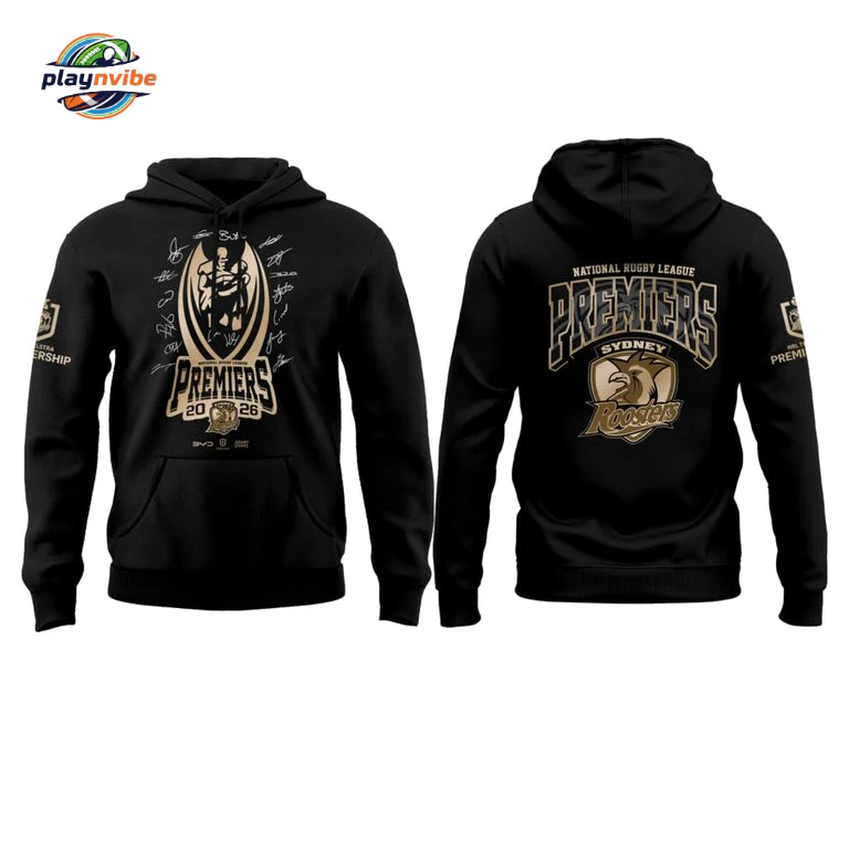 Sydney Roosters Premiers Champions 2026 Hoodie