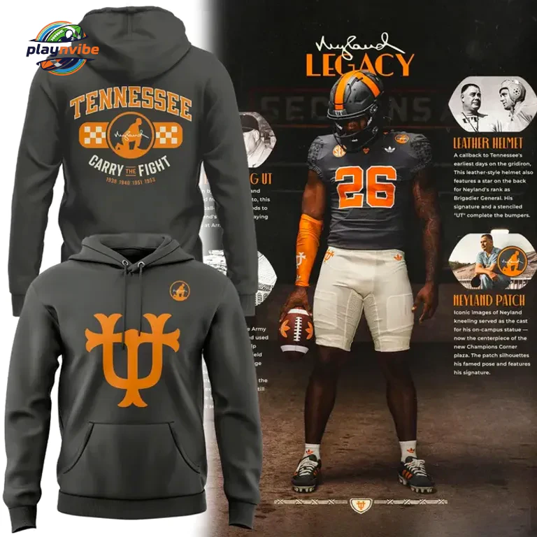 Tennessee Volunteers Neyland Legacy Smokey Grey Hoodie
