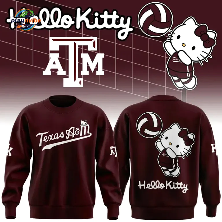 Texas A&M Aggies x Hello Kitty Hoodie