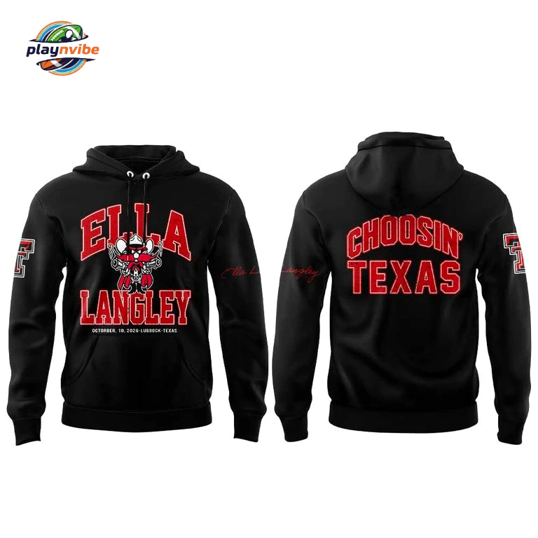 Texas Tech x Ella Langley The Dandelion Tour 2026 Hoodie