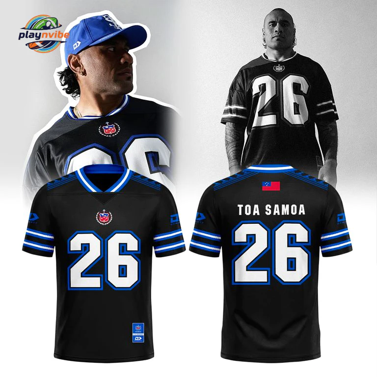 Toa Samoa Rugby League 685 Football Jersey Toa Samoa Rugby League 685 Football Jersey