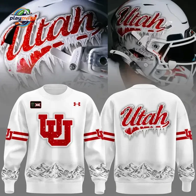 Utah Utes Ice Cold White Out Hoodie